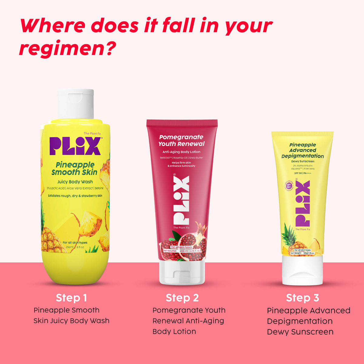 Pomegranate Youth Renewal Lotion + Pineapple Body Wash | PL1 - view 8