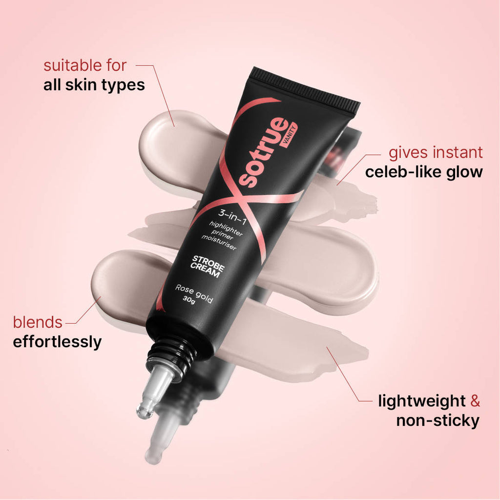 Strobe Cream Primer + Moisturizer + Highlighter - Rose Gold | F14 - view 2