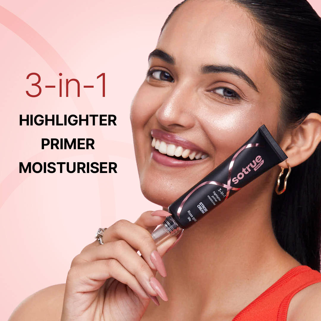 Strobe Cream Primer + Moisturizer + Highlighter - Rose Gold | F14 - view 3