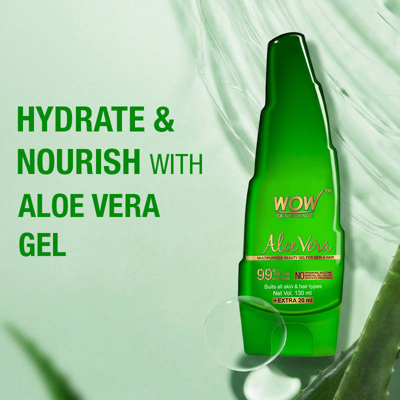 Skin Science 99% Pure Aloe Vera Gel for Face, Skin and Hair for Both Men and Women | FC3 - view 2