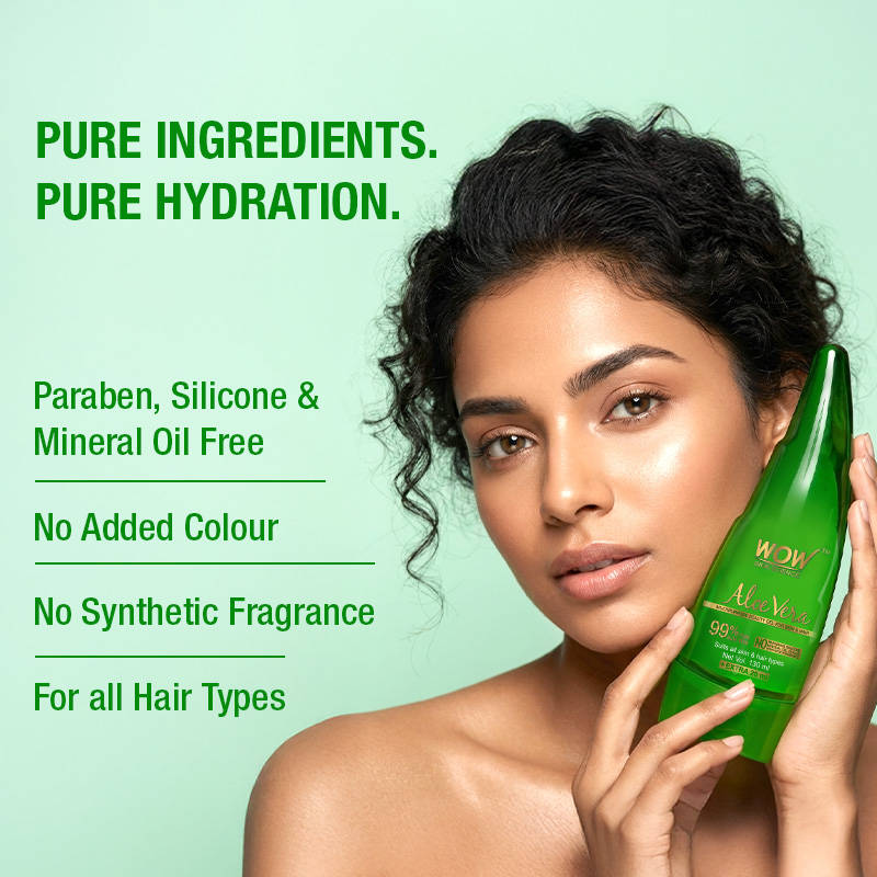 Skin Science 99% Pure Aloe Vera Gel for Face, Skin and Hair for Both Men and Women | FC3 - view 3