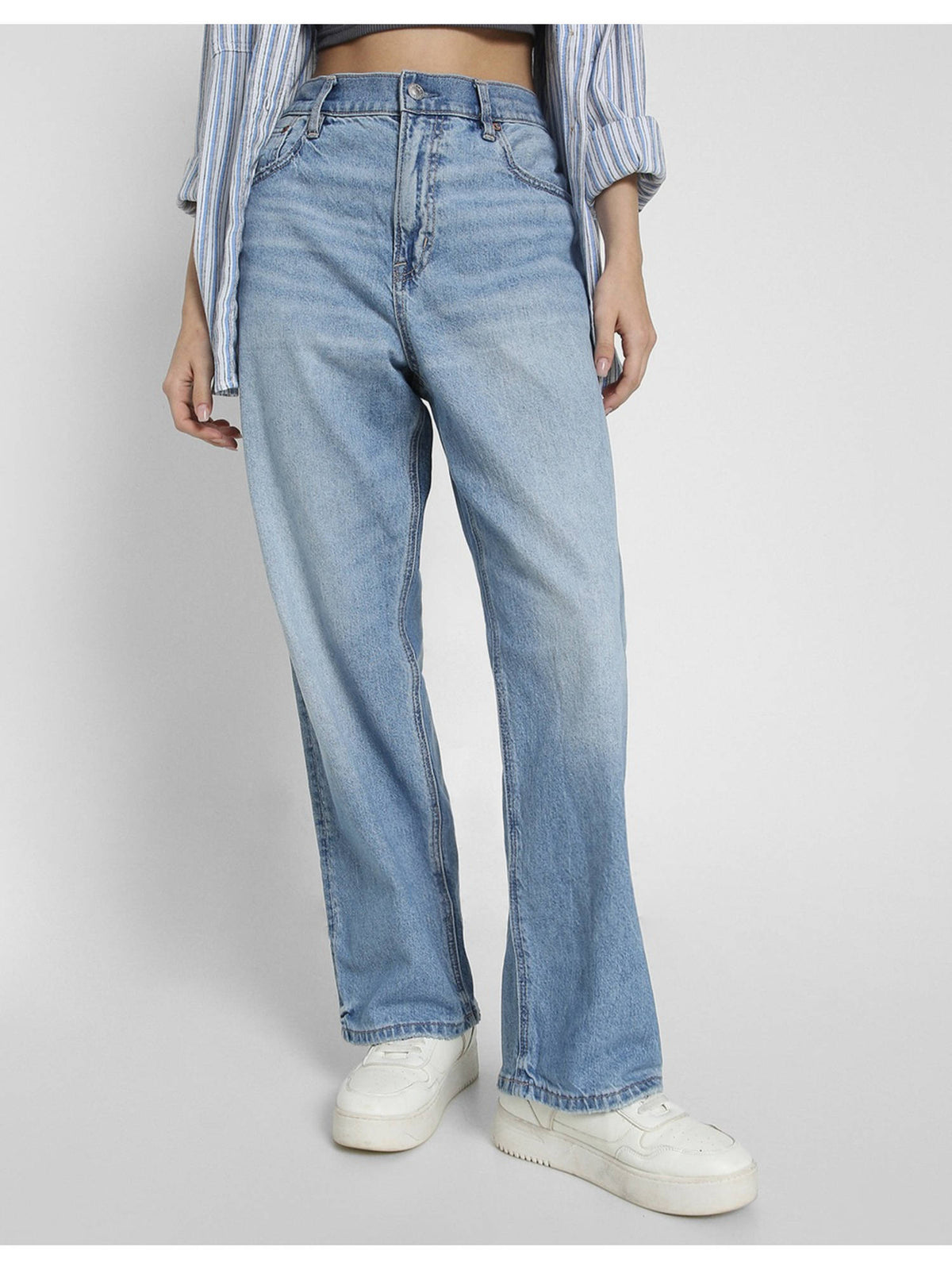 Women Blue Low Rise Ex-Boyfriend Jeans | RF89 - view 2