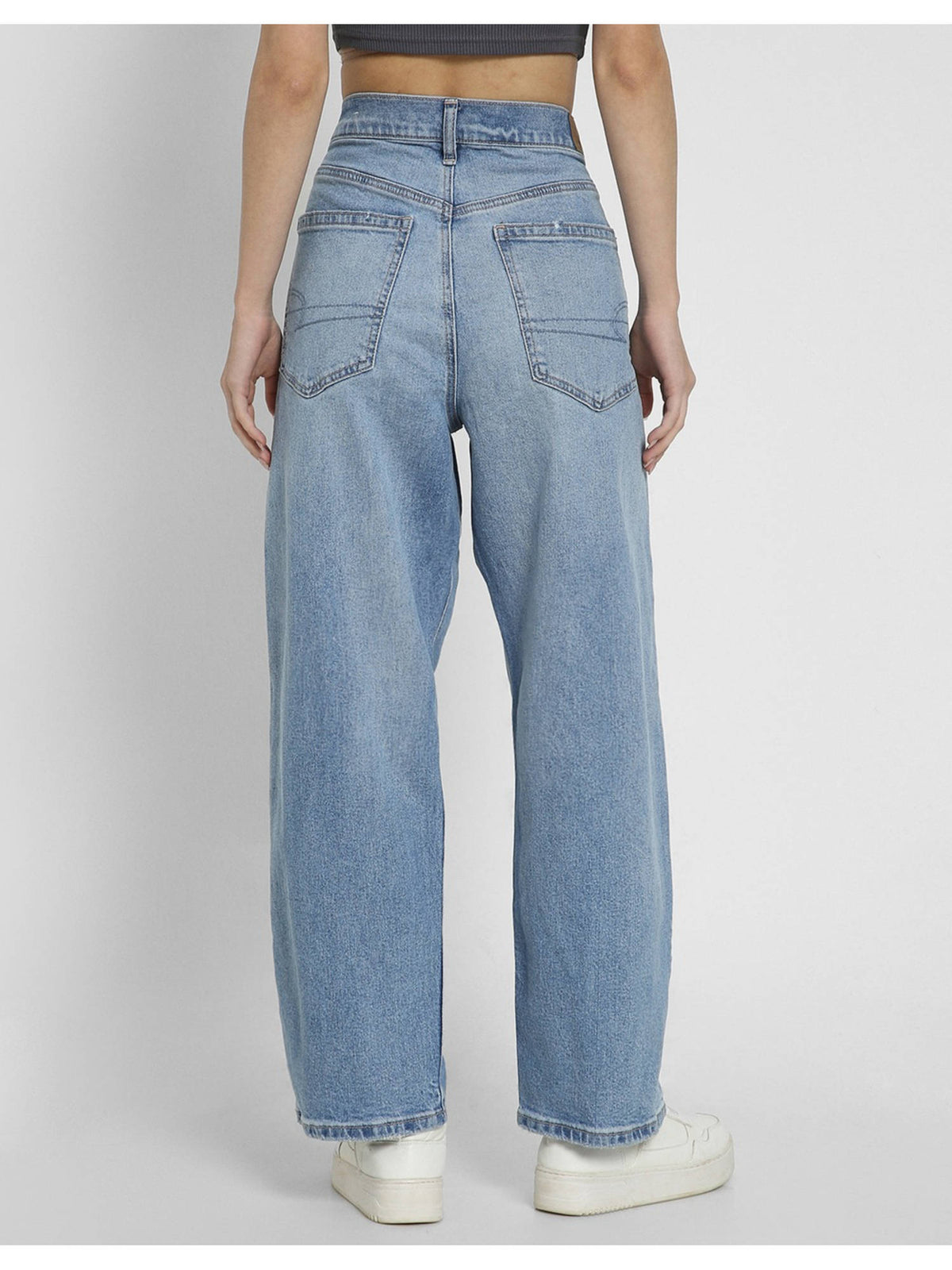 Women Blue Low Rise Ex-Boyfriend Jeans | RF89 - view 3