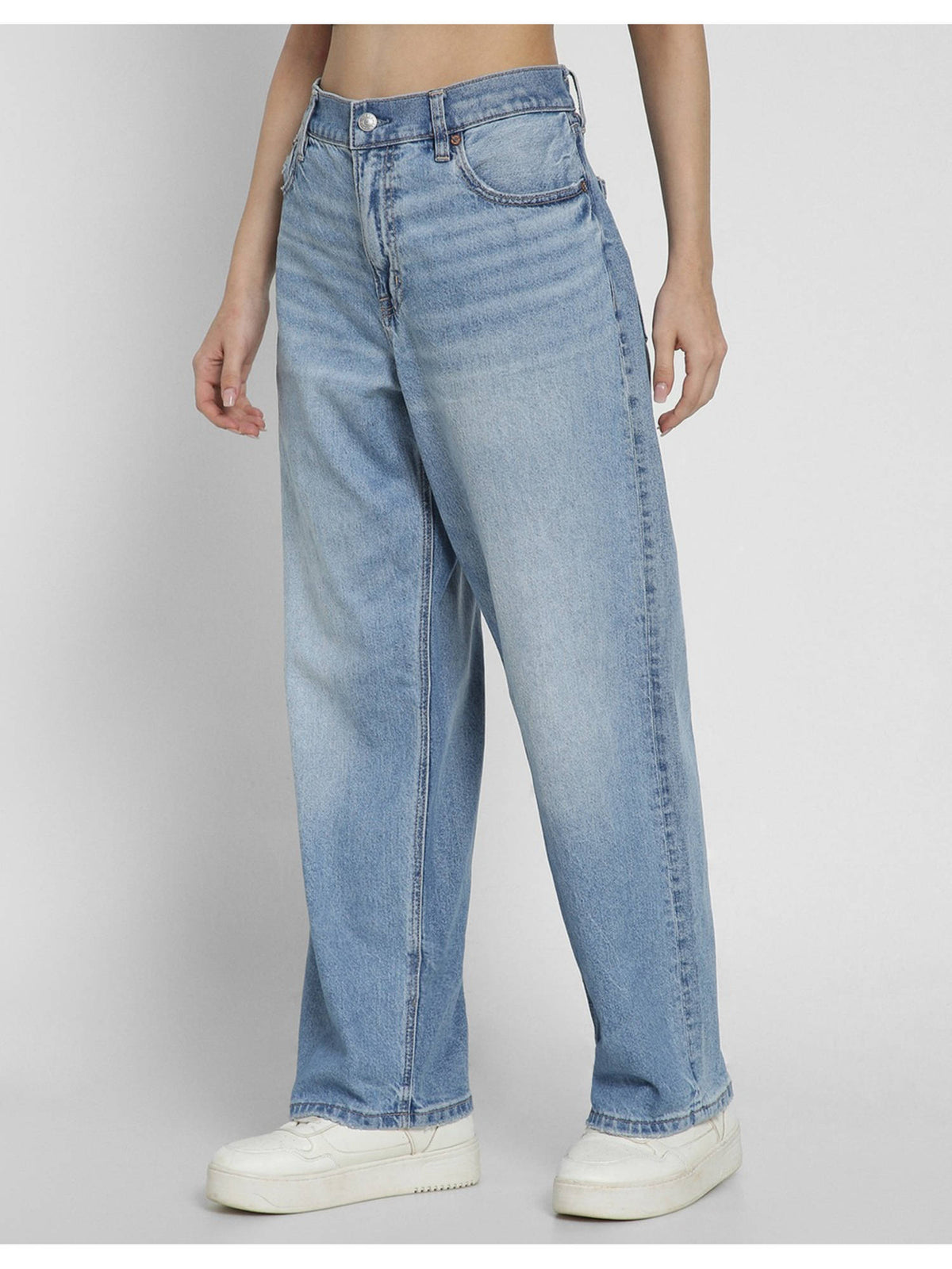 Women Blue Low Rise Ex-Boyfriend Jeans | RF89 - view 4