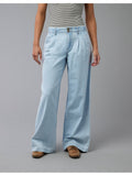 Women Blue High Rise Baggy Wide-leg Trouser Jeans | BG78 - view 1