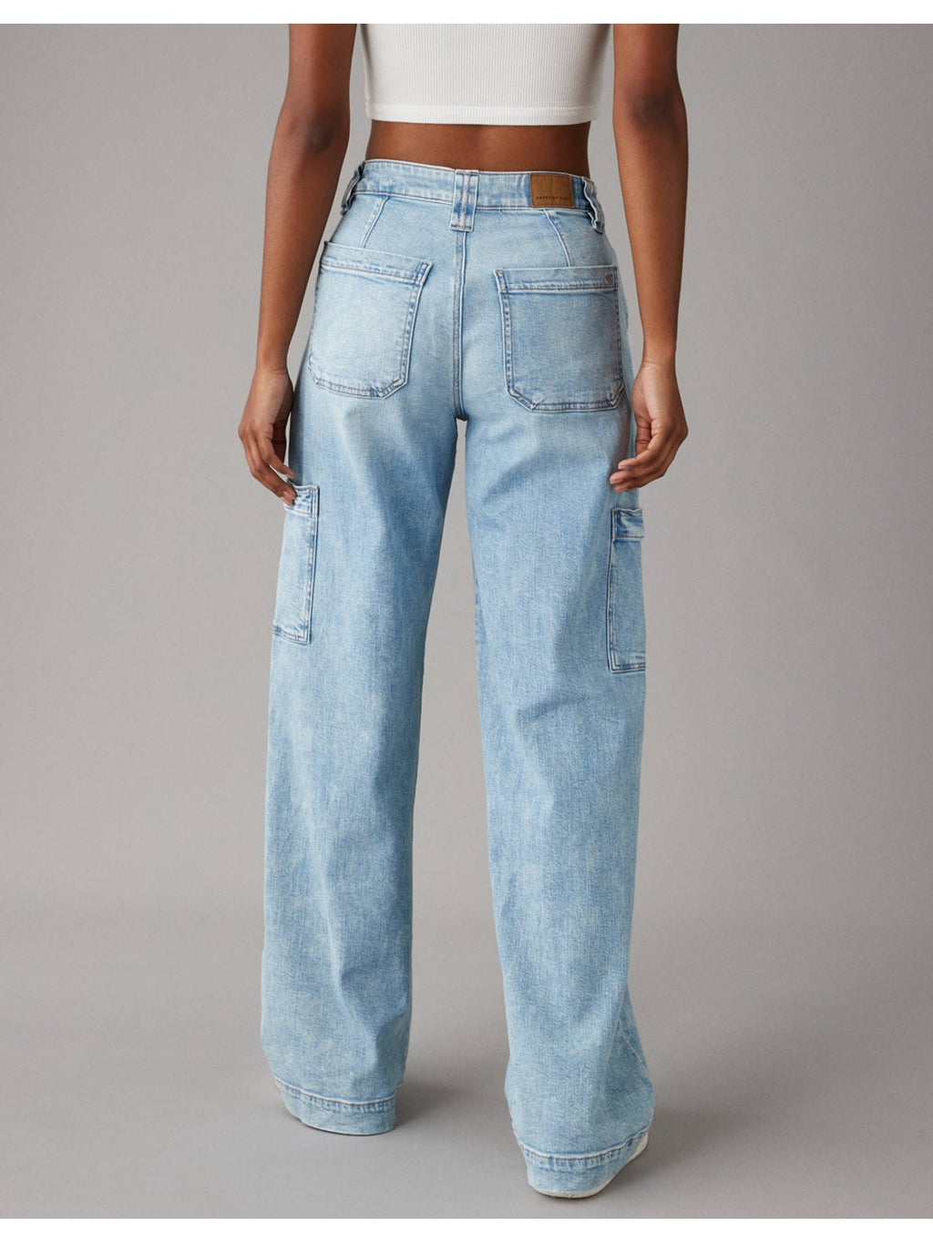 Women Blue Super High Rise Baggy Wide-leg Jeans | BG78 - view 3