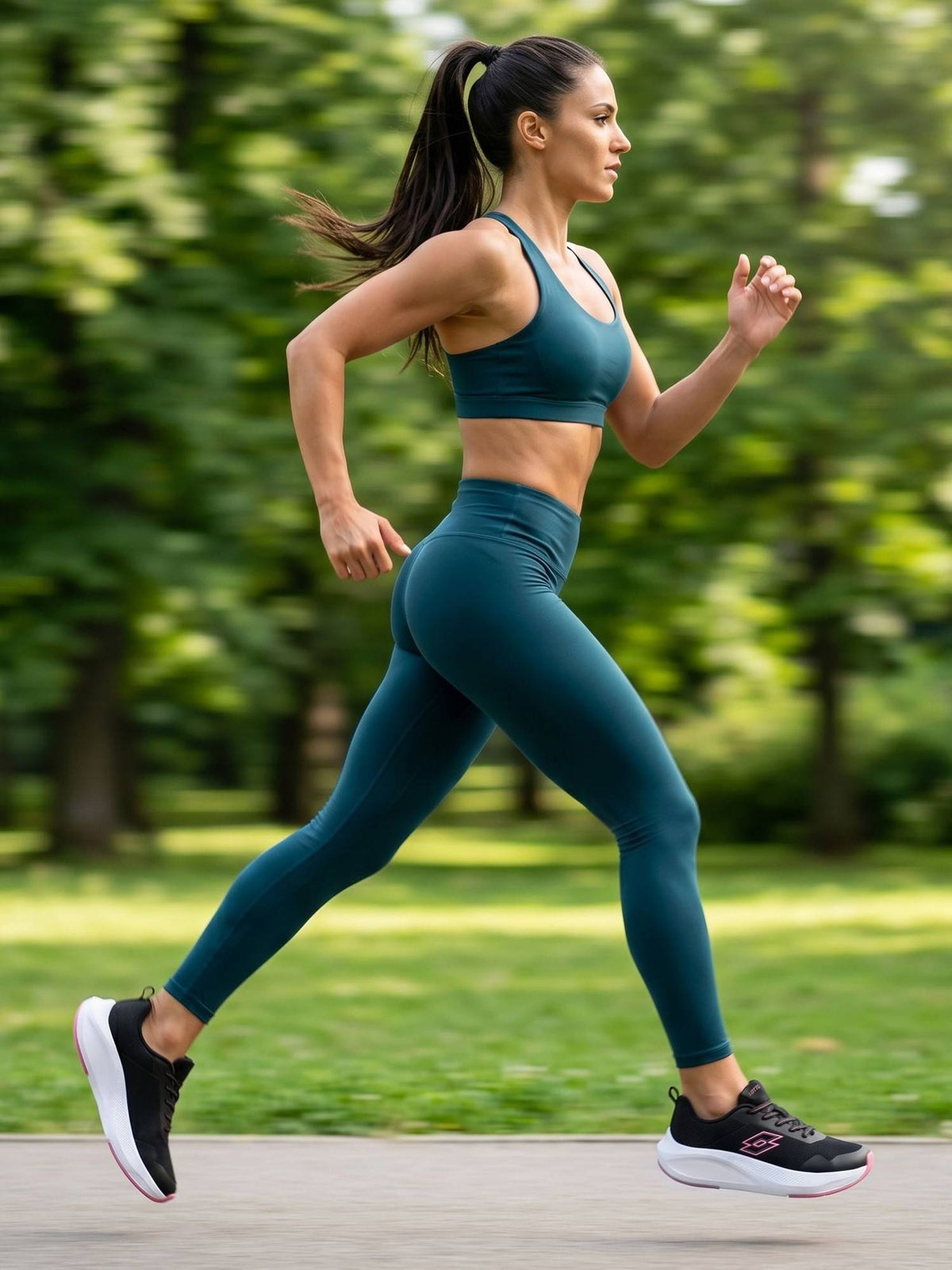Energex Women Black Running Shoes | SH9 - view 4