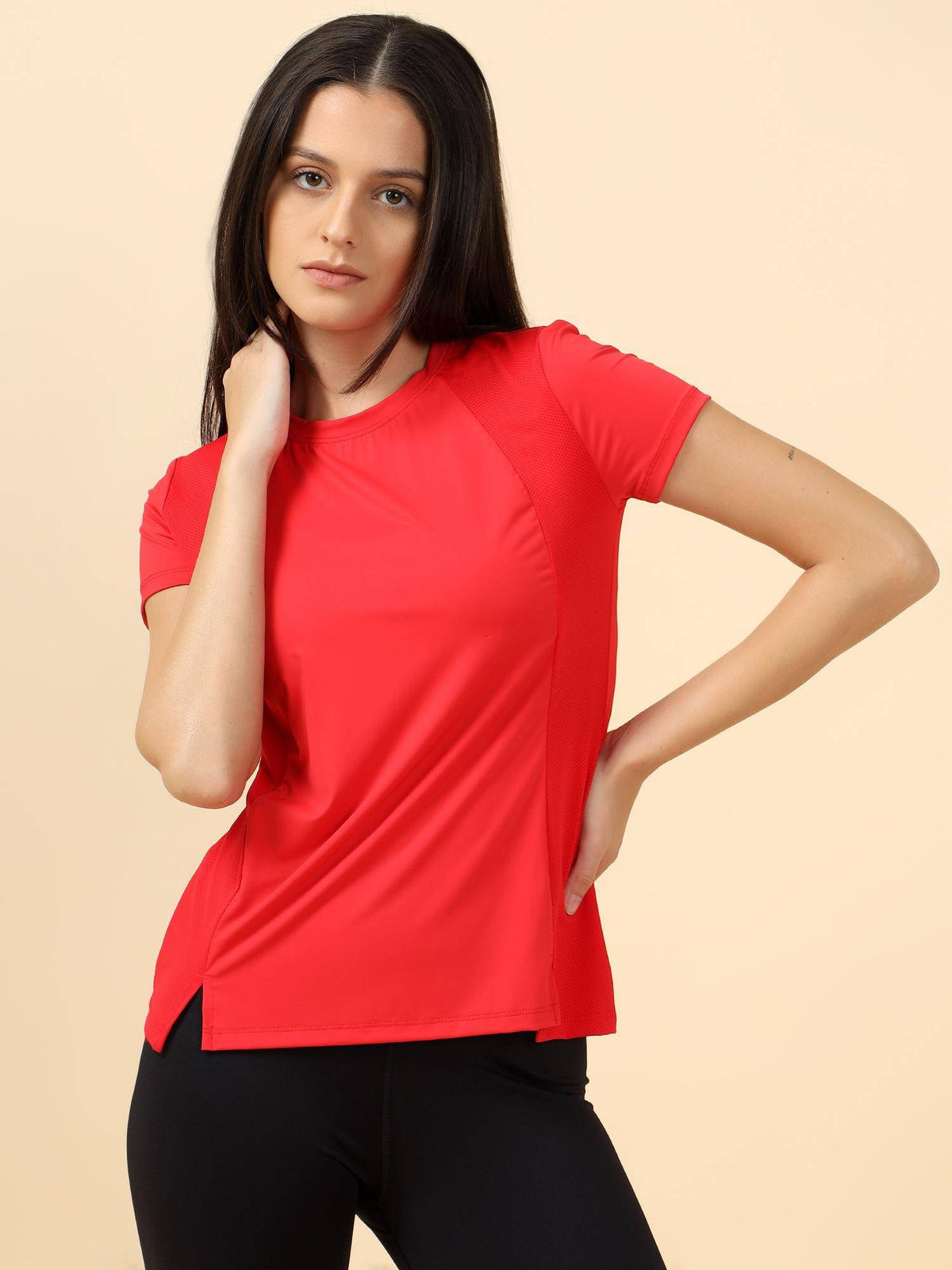 Women Matcha Green Active T-Shirt | TT89 - view 16