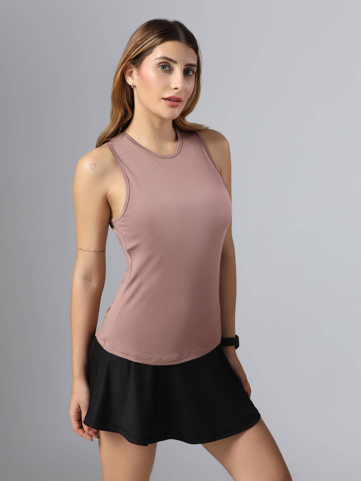Bone-Dry Workout Tank Peach T-Shirt | TT89 - view 5