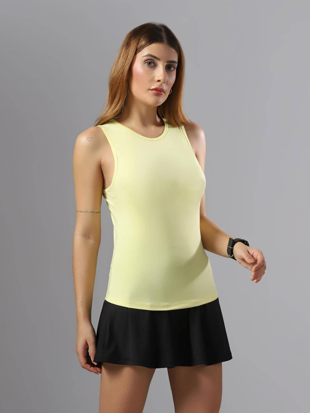 Bone-Dry Workout Tank Yellow T-Shirt | TT89 - view 4