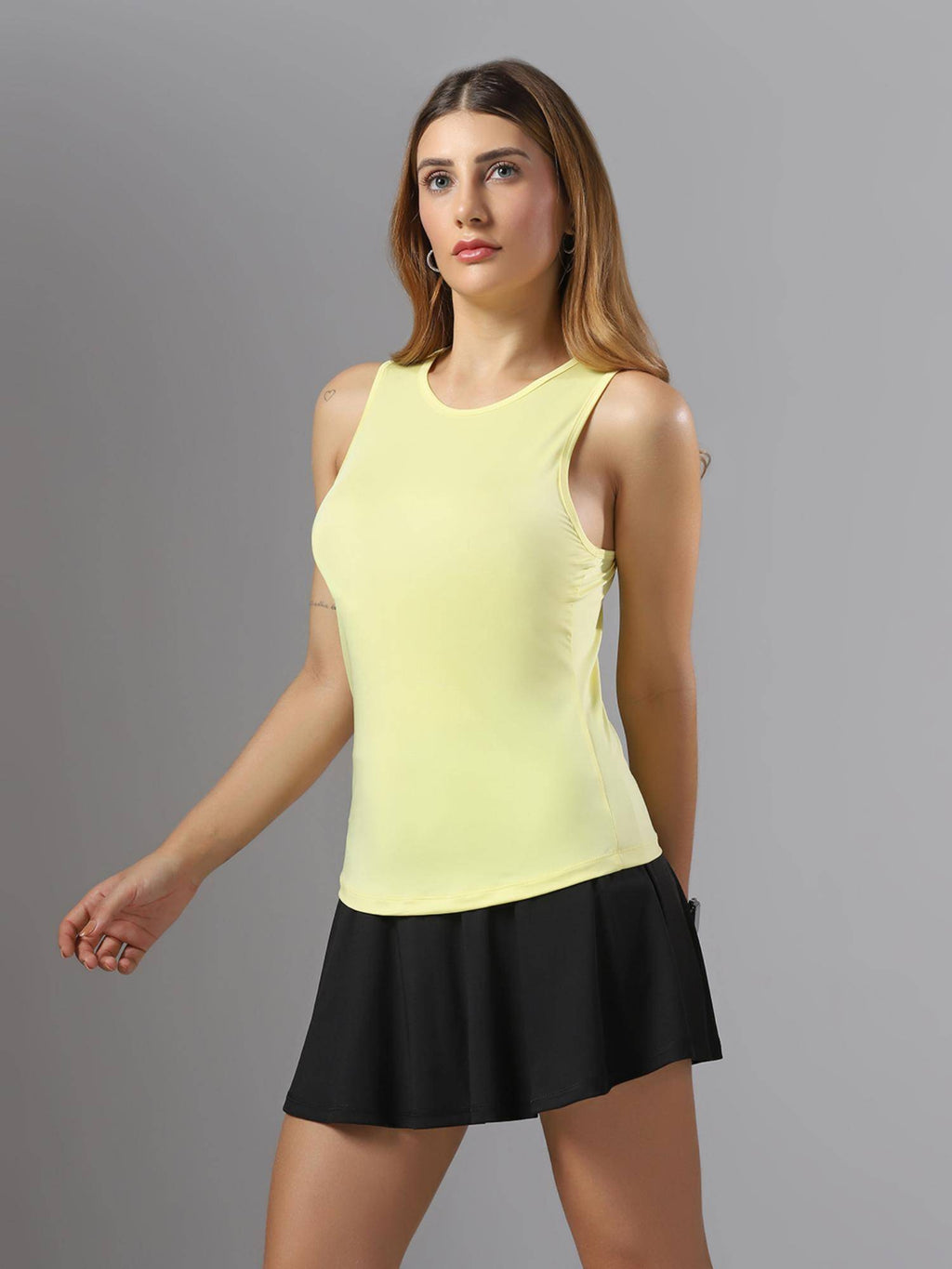 Bone-Dry Workout Tank Yellow T-Shirt | TT89 - view 5
