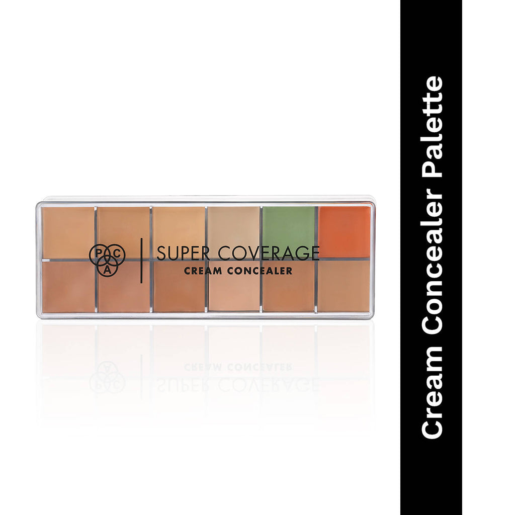 Super Coverage Cream Concealer Palette X12 - Creamy Blendable Formula, Longlasting Full Coverage | E20 - view 1