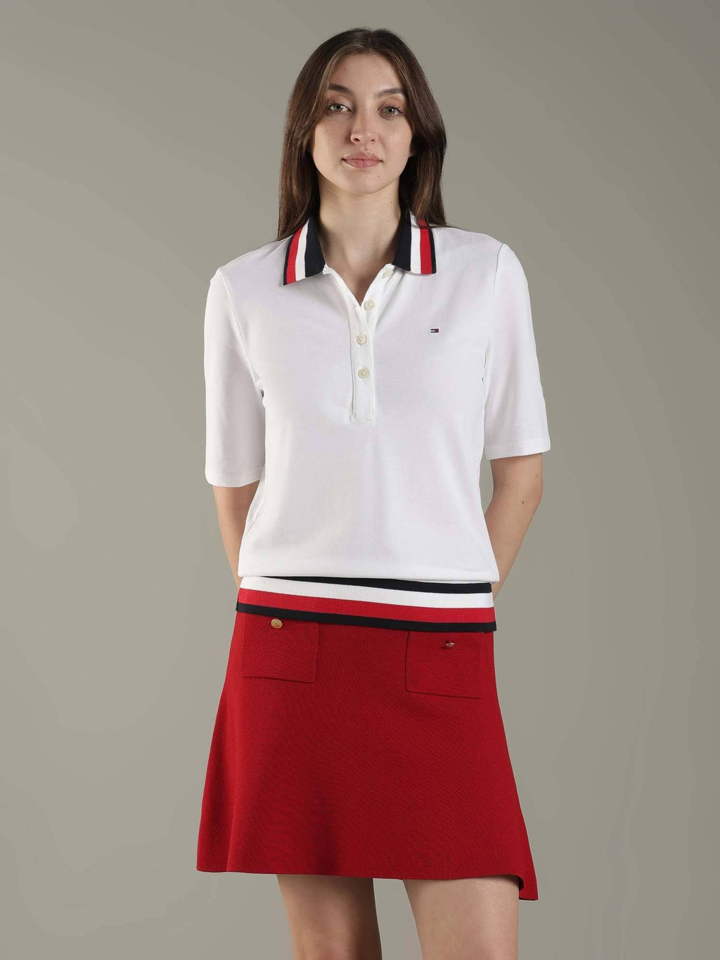Solid Regular Fit Cotton Polo T-Shirt | PW43 - view 1
