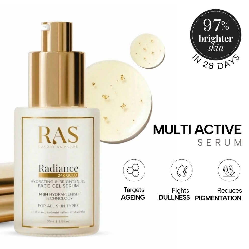Radiance 24k Gold Hydrating & Brightening Face Gel Serum | Z8 - view 8