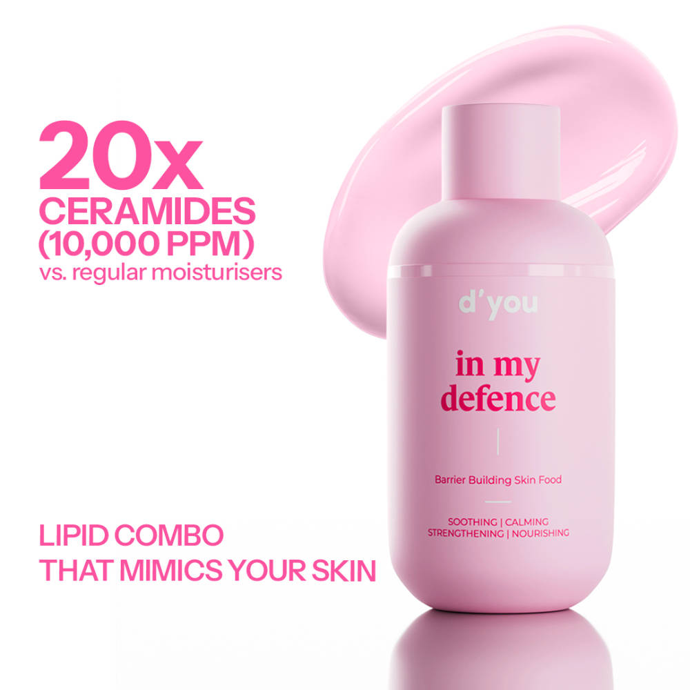 In My Defence Barrier-Building Moisturiser With 20x More Ceramides (Lightweight & Non-Greasy) | FC3 - view 8