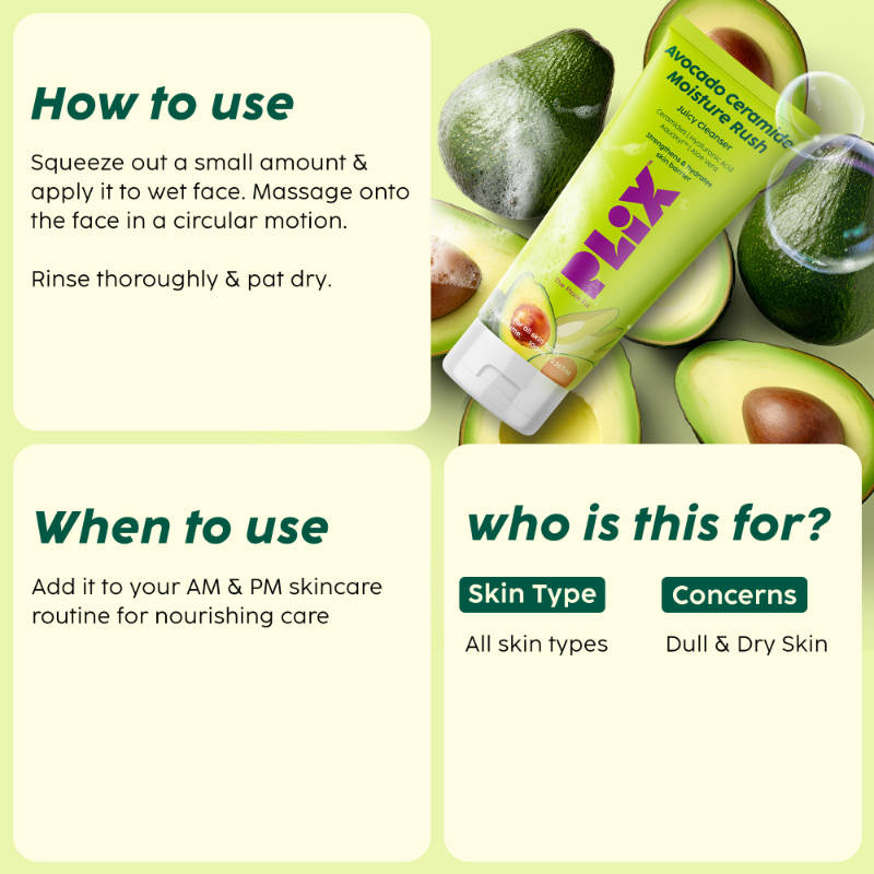 Avocado Ceramide Moisture Rush - Cleanser & Cream | PL1 - view 7
