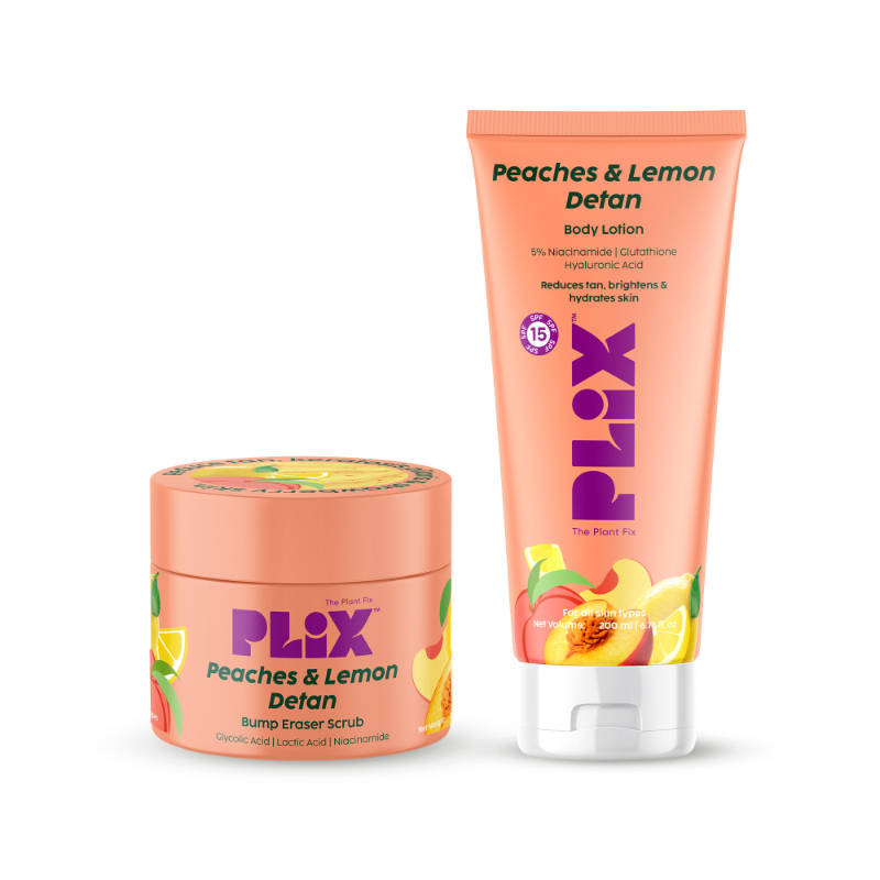 Peaches & Lemon Detan Bump Eraser Scrub & Body Lotion | PL1 - view 1