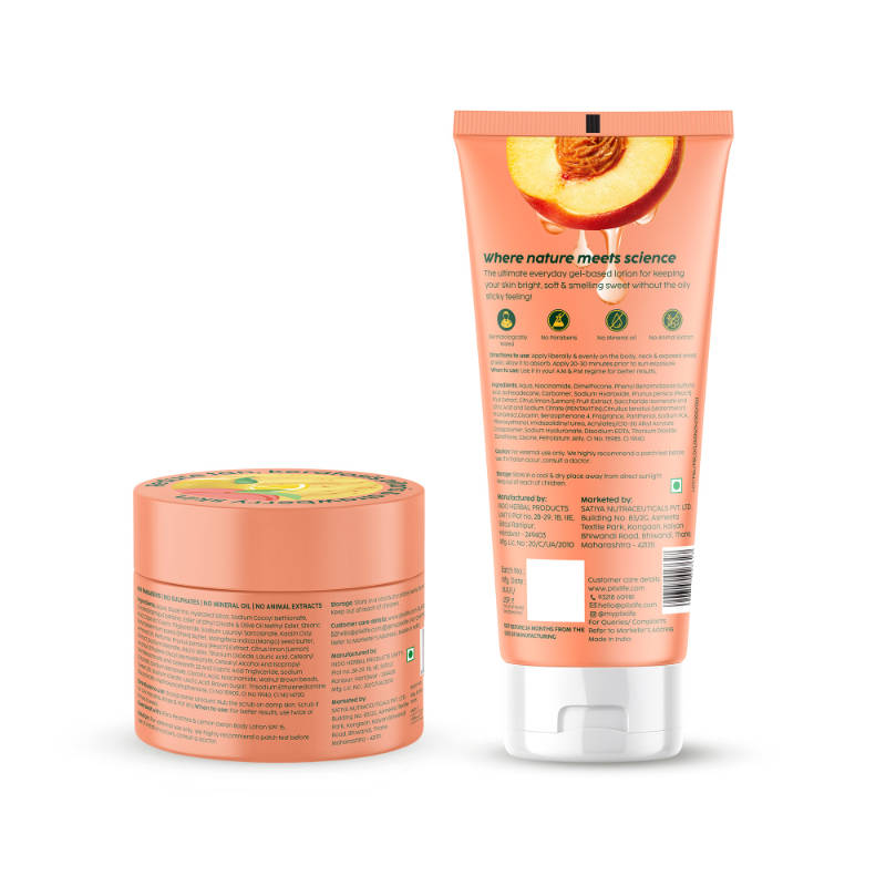Peaches & Lemon Detan Bump Eraser Scrub & Body Lotion | PL1 - view 2
