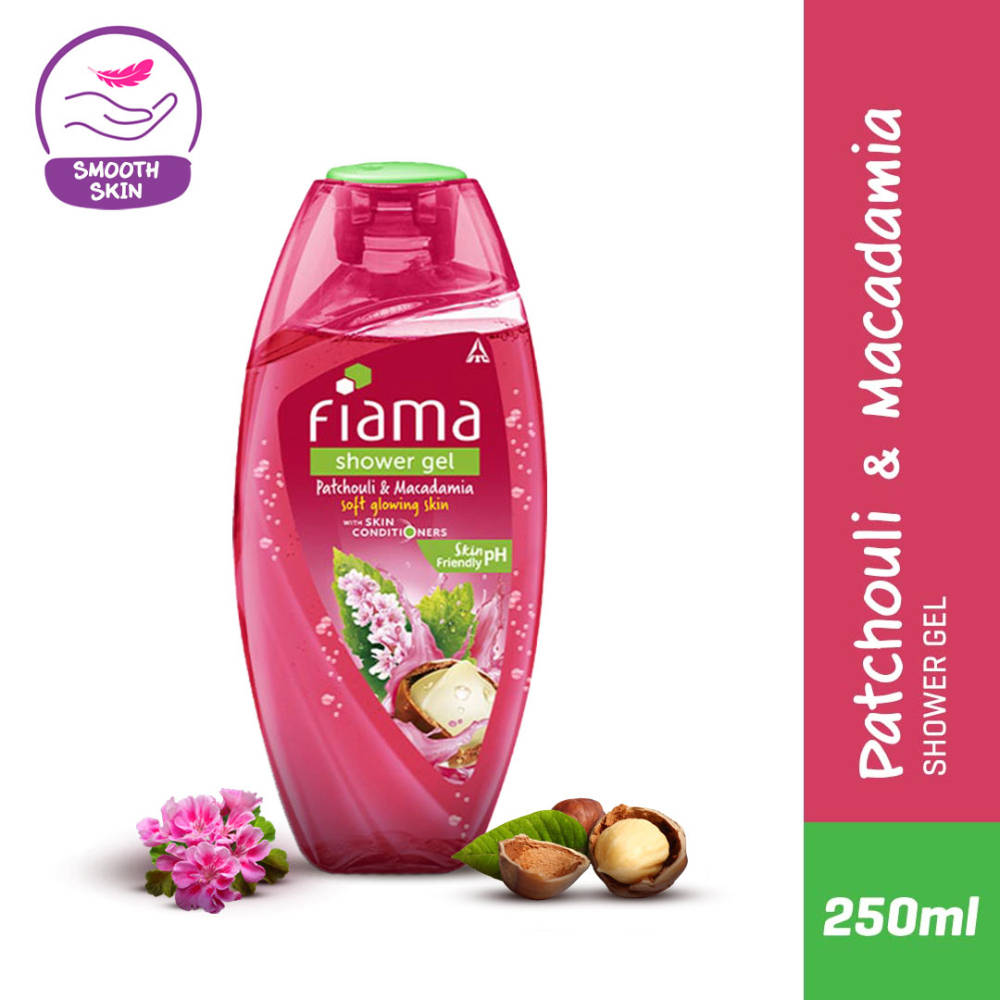Shower Gel Patchouli & Macadamia, Body Wash for Hydrating & Soft Glowing Skin | B20 - view 1