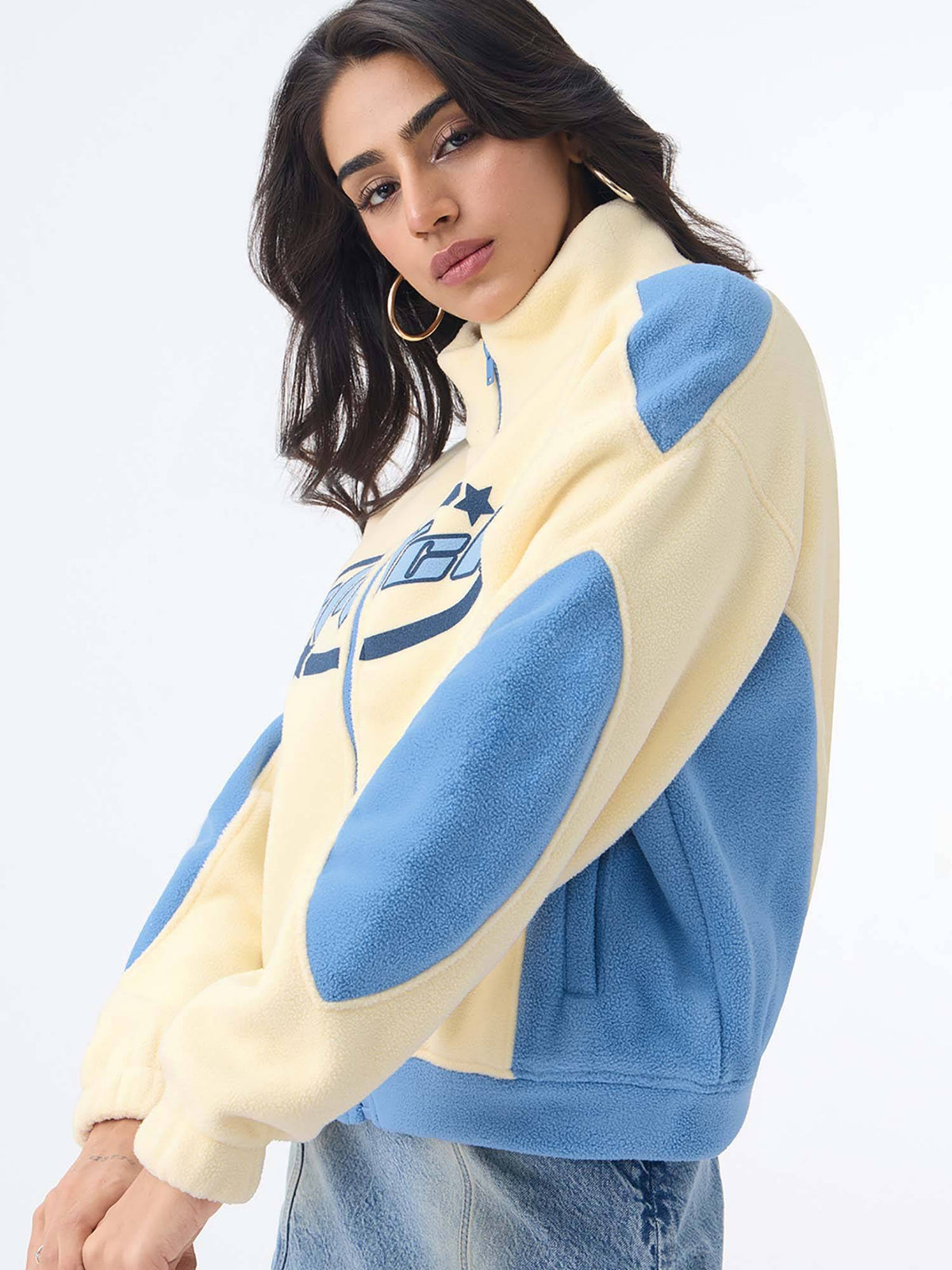 Women Yellow Typography Lilo and Stitch Jacket | JC78 - view 4