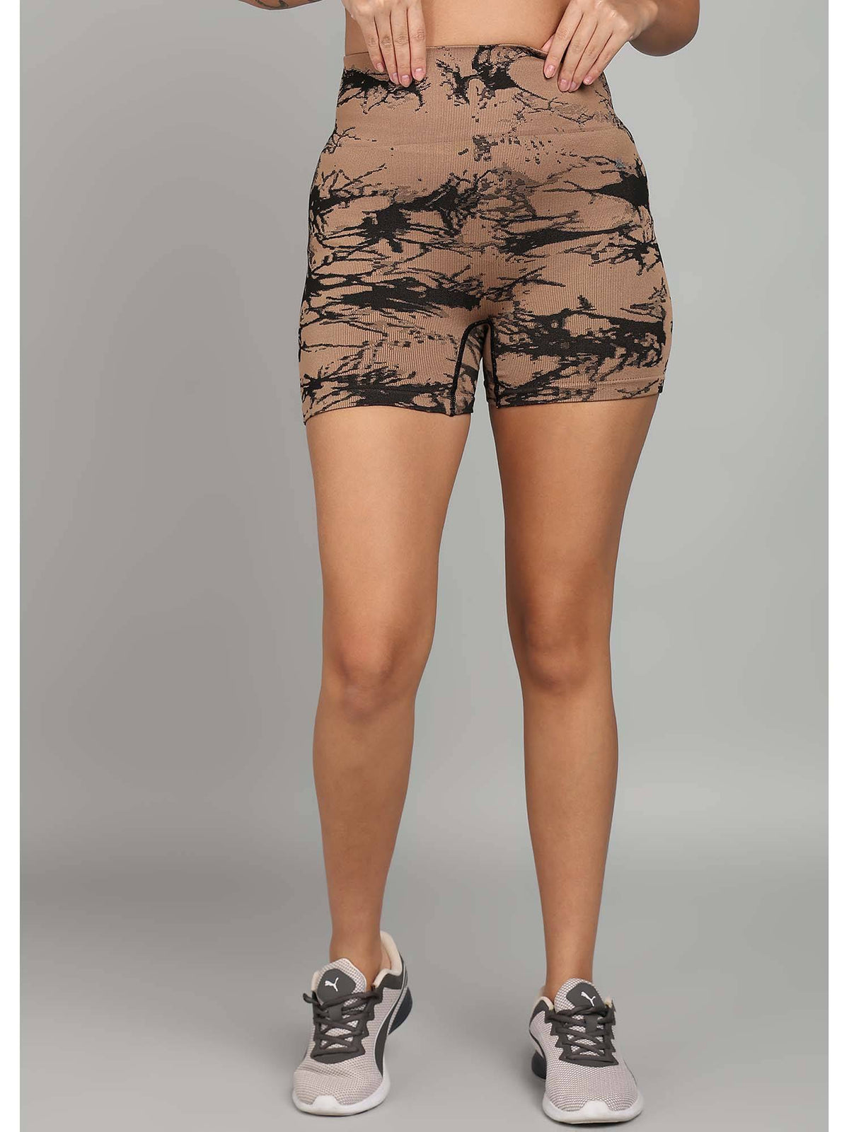 Brown Sports Shorts - view 1