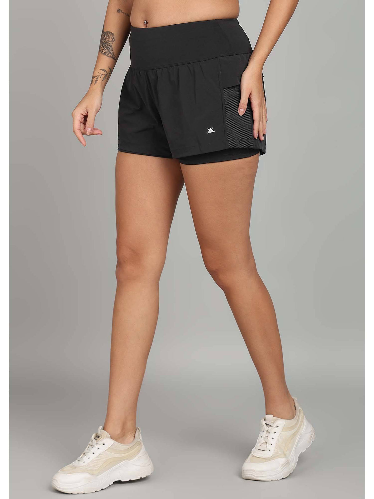 Black Sports Shorts - view 3