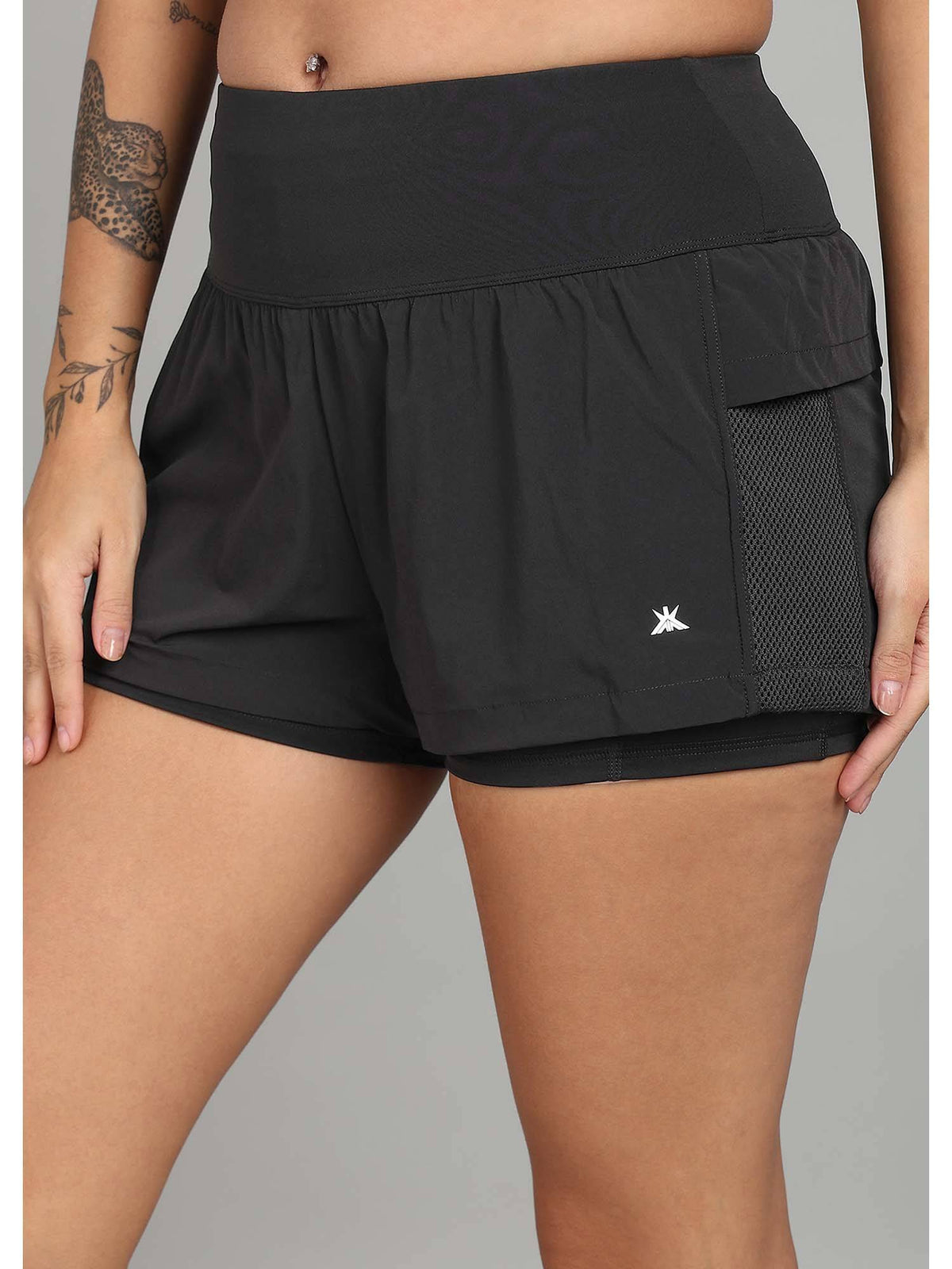 Black Sports Shorts - view 4