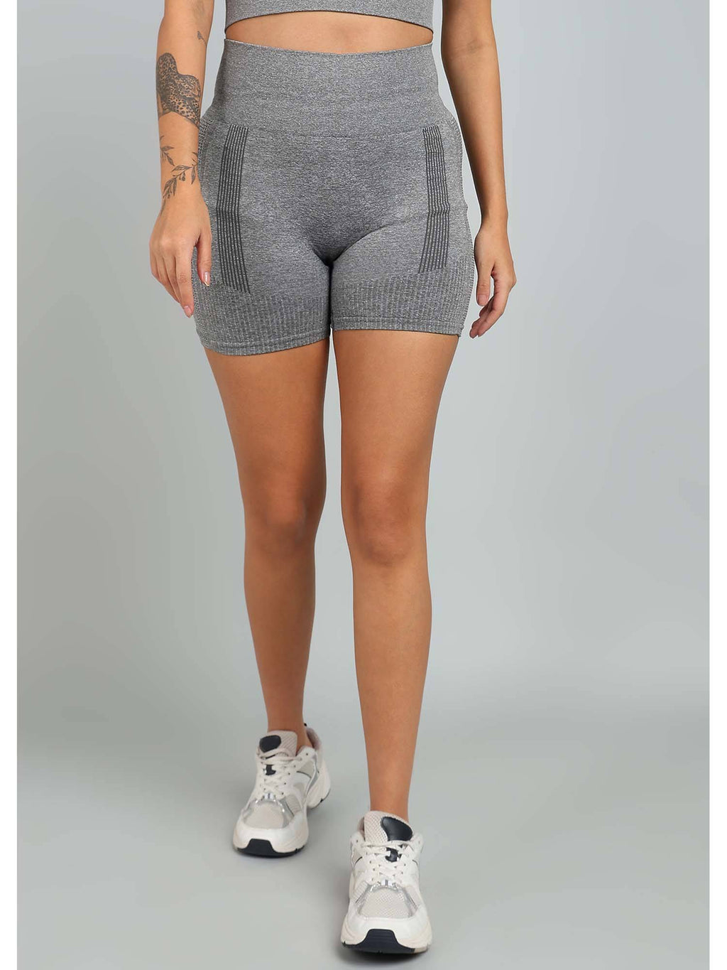 Grey Sports Shorts - view 1