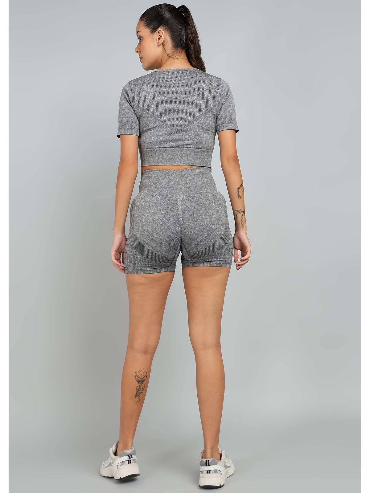 Grey Sports Shorts - view 2