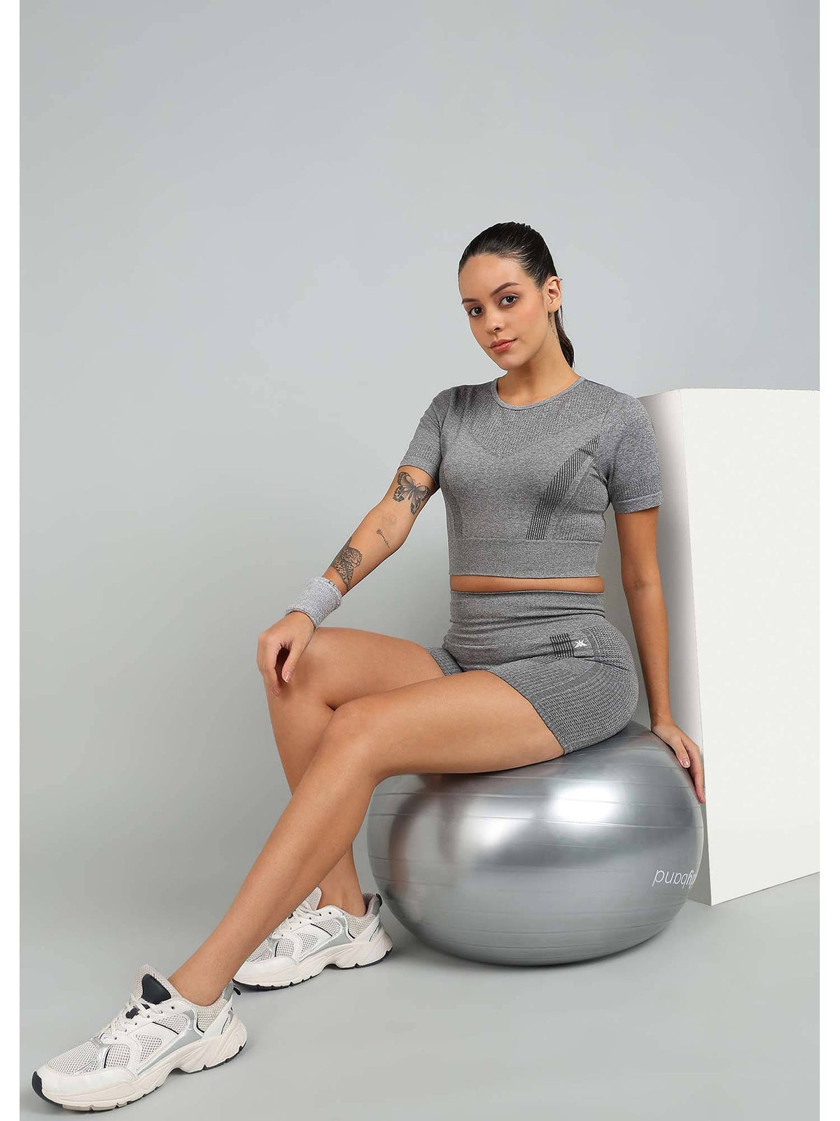 Grey Sports Shorts - view 3