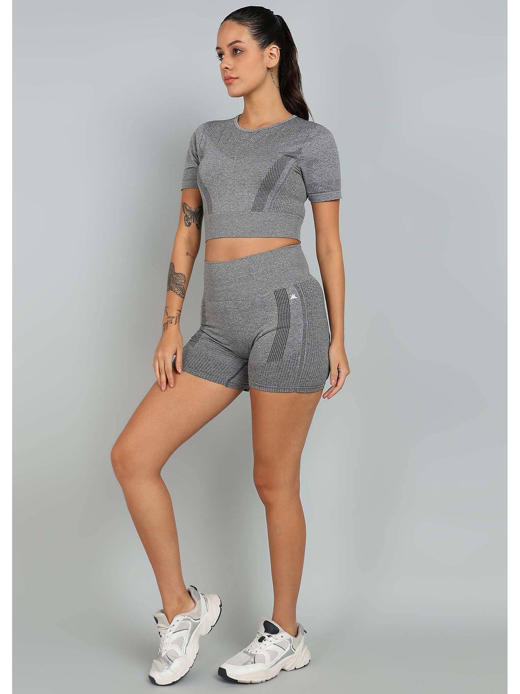 Grey Sports Shorts - view 4