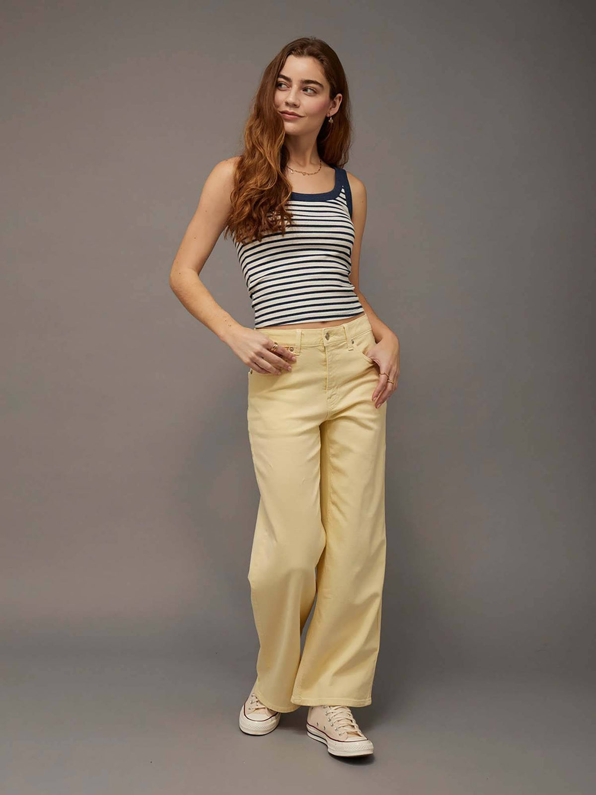 Stretch Super High-Waisted Wide-Leg Jeans | RF89 - view 5