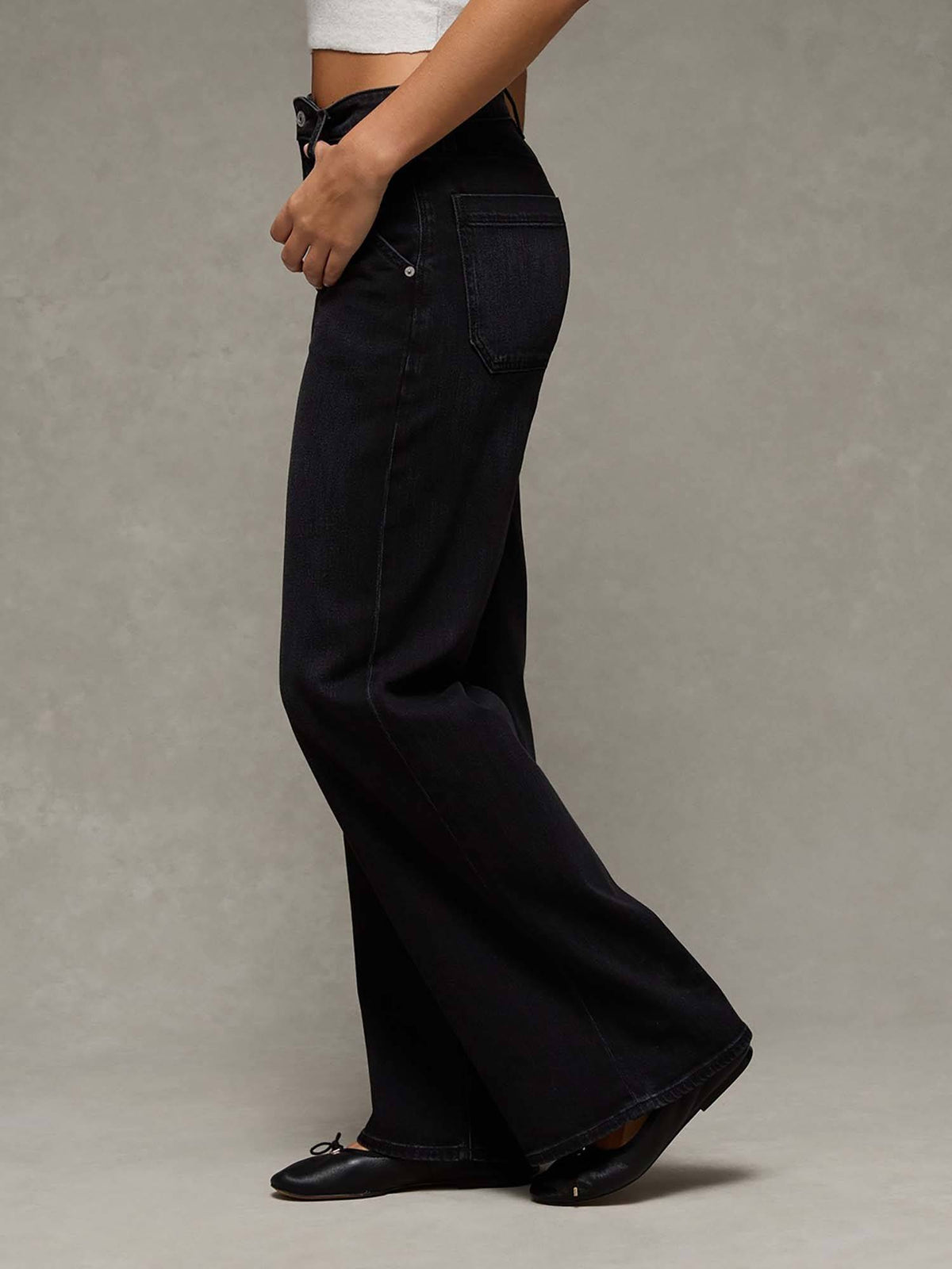 Dreamy Stretch Super High-Waisted Baggy Jeans | BG78 - view 3