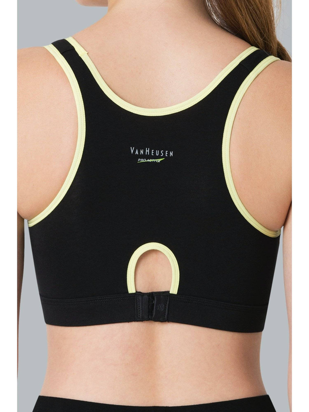 Van Heusen Proactive Women Anti Bacterial & Wireless Racerback Sports Bra - Space Grey | sb09 - view 9