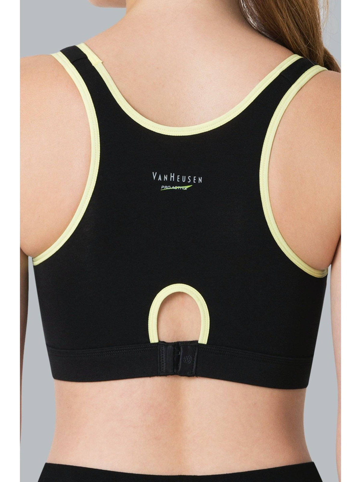 Van Heusen Proactive Women Anti Bacterial & Wireless Racerback Sports Bra - Space Grey | sb09 - view 9