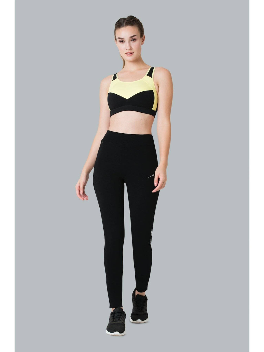 Van Heusen Proactive Women Anti Bacterial & Wireless Racerback Sports Bra - Space Grey | sb09 - view 10