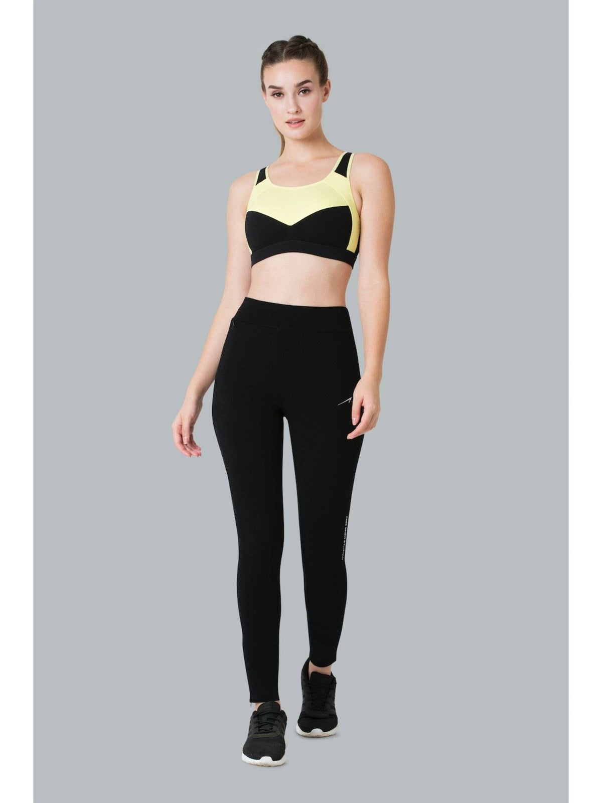 Van Heusen Proactive Women Anti Bacterial & Wireless Racerback Sports Bra - Space Grey | sb09 - view 10