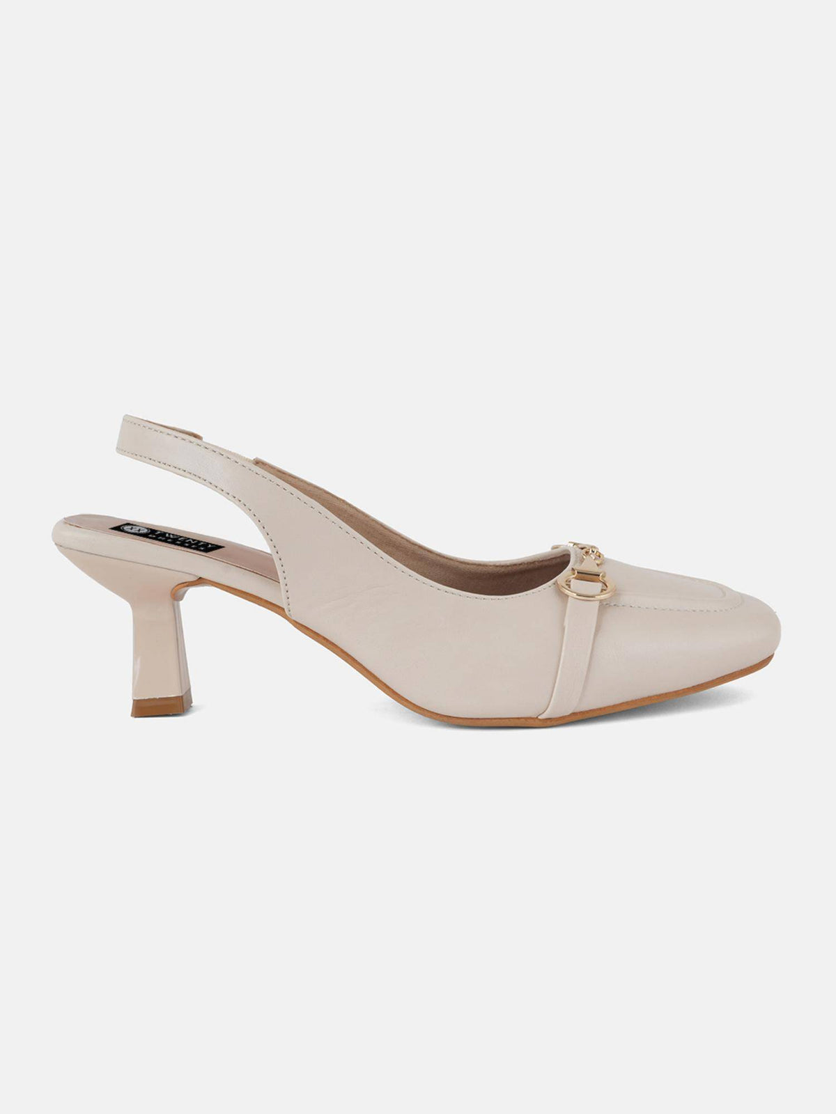 Cream Party Heels Sandals | H78 - view 2