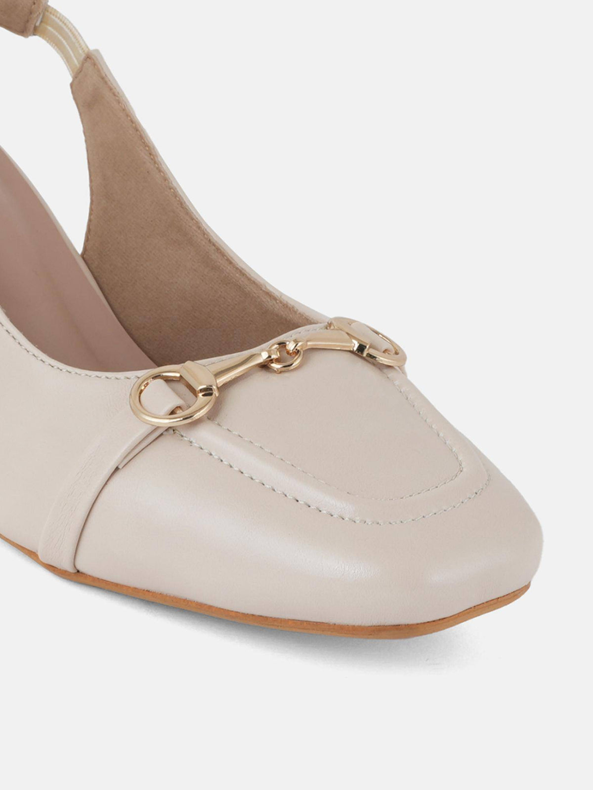 Cream Party Heels Sandals | H78 - view 4