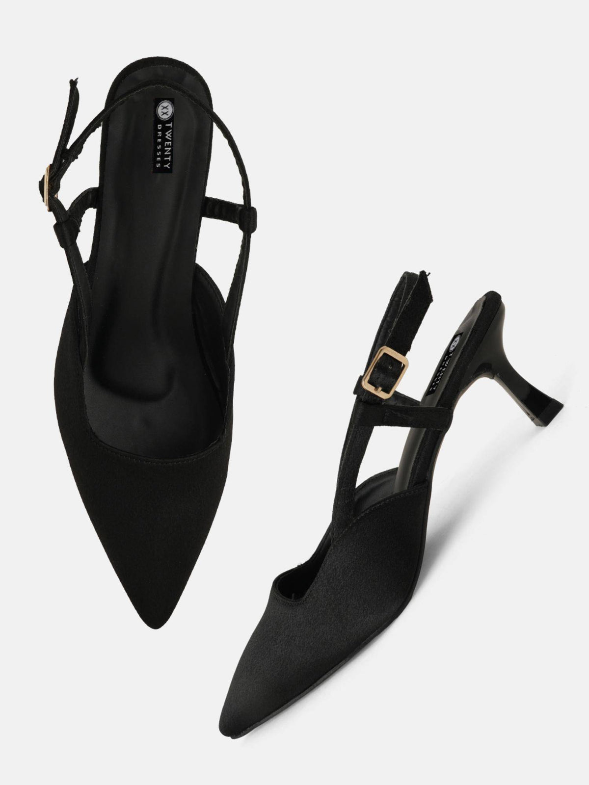 Black Party Heels Sandals | H78 - view 7