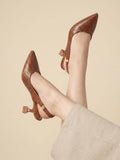 Tan Party Heels Sandals | H78 - view 1
