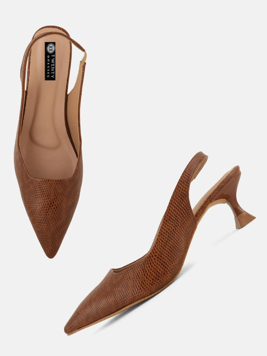 Tan Party Heels Sandals | H78 - view 7