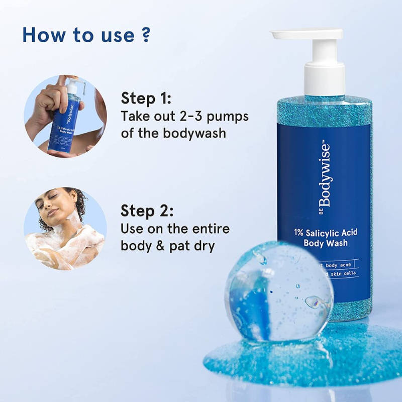 1% Salicylic Acid Body Wash - Helps Prevent Body Acne - SLS & Paraben Free - Pack of 2 | BWS9 - view 5