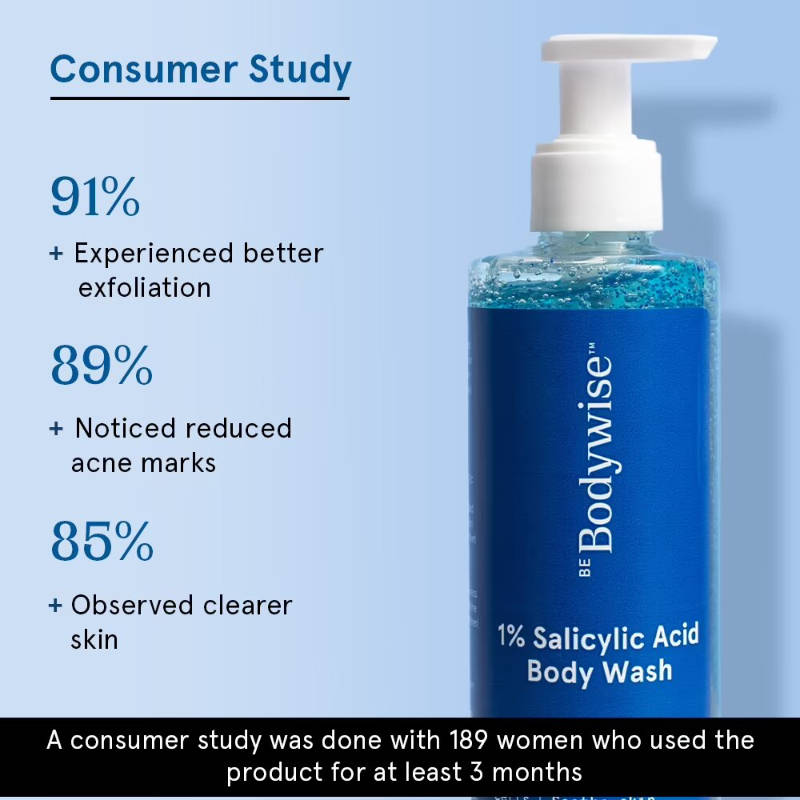 1% Salicylic Acid Body Wash - Helps Prevent Body Acne - SLS & Paraben Free - Pack of 2 | BWS9 - view 7