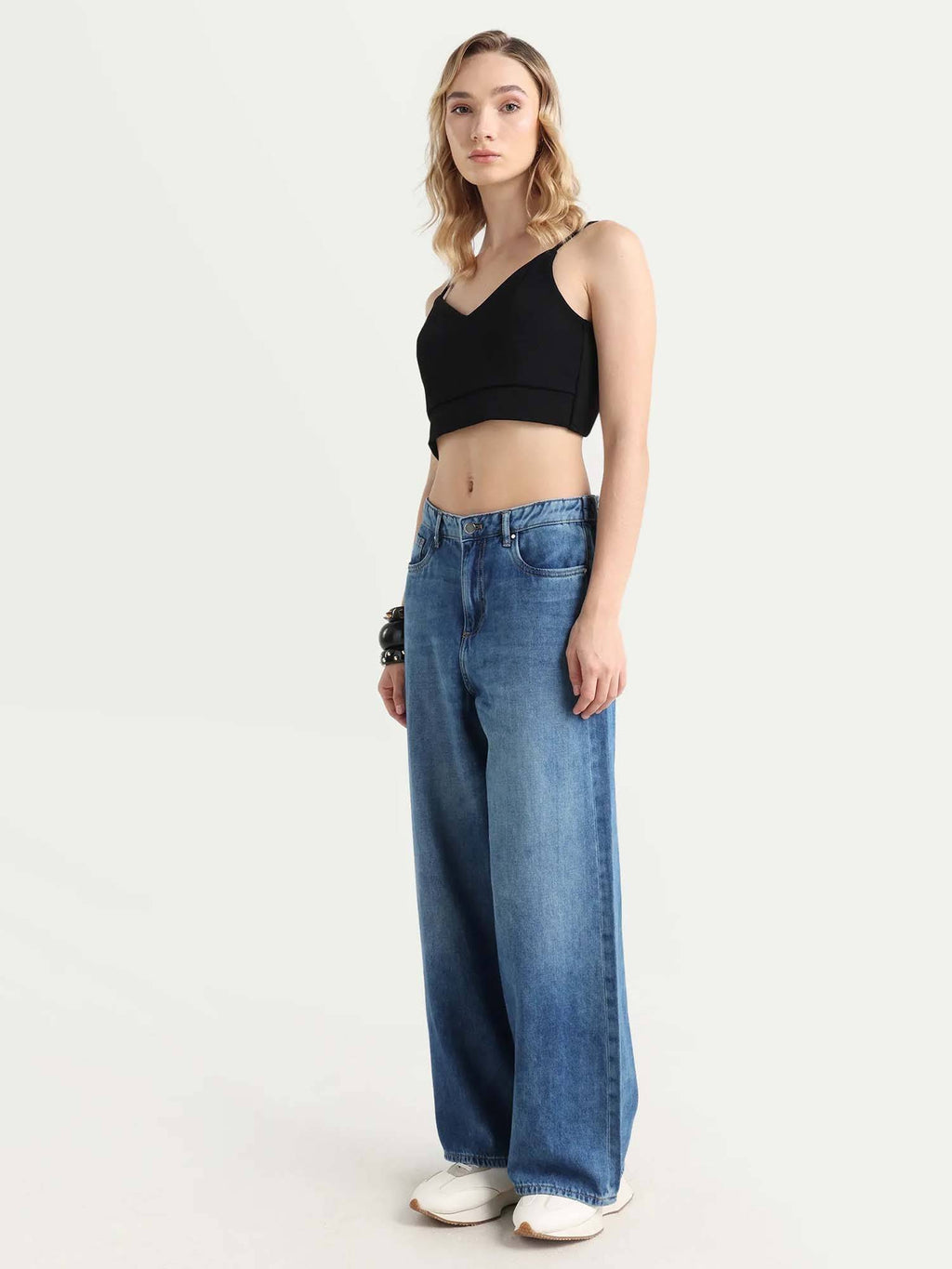 Blue Wide Leg Jeans | WL90 - view 6