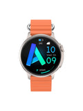 Nexus Premium Smart Watch with Orange Silicone Strap - | W92 - view 1