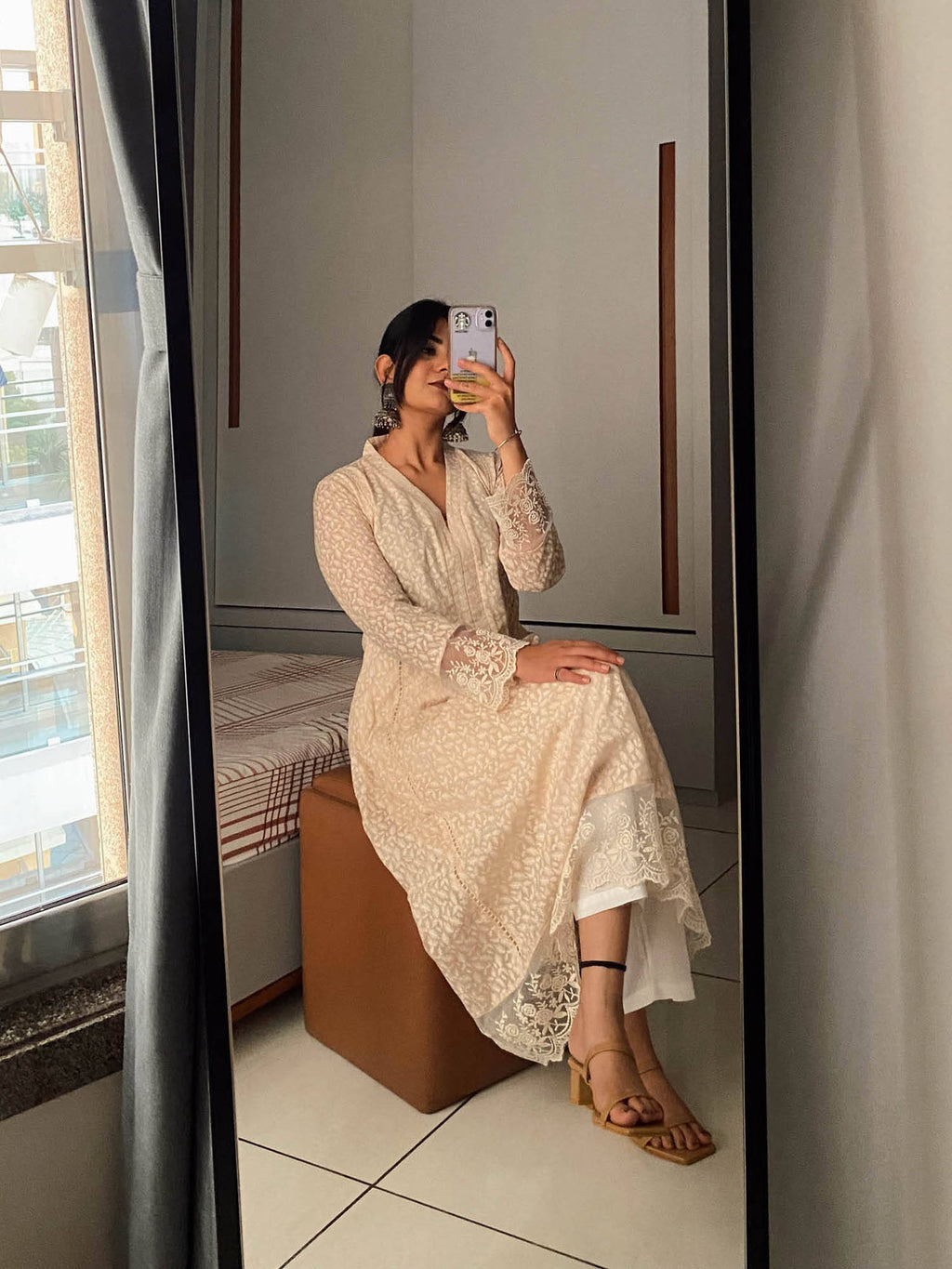 Afrin A Line Cotton Kurta | KDG - view 1
