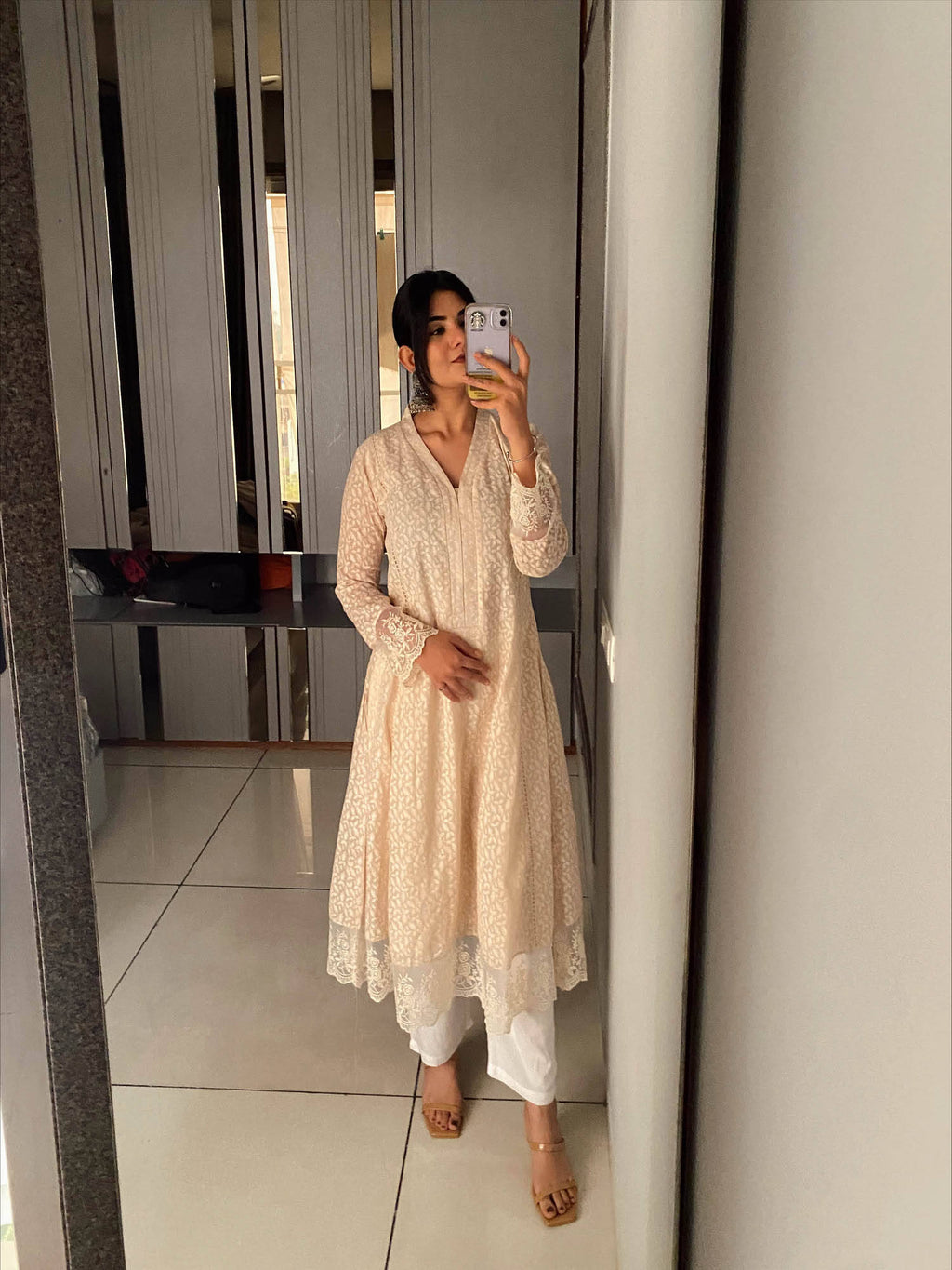 Afrin A Line Cotton Kurta | FY93 - view 2