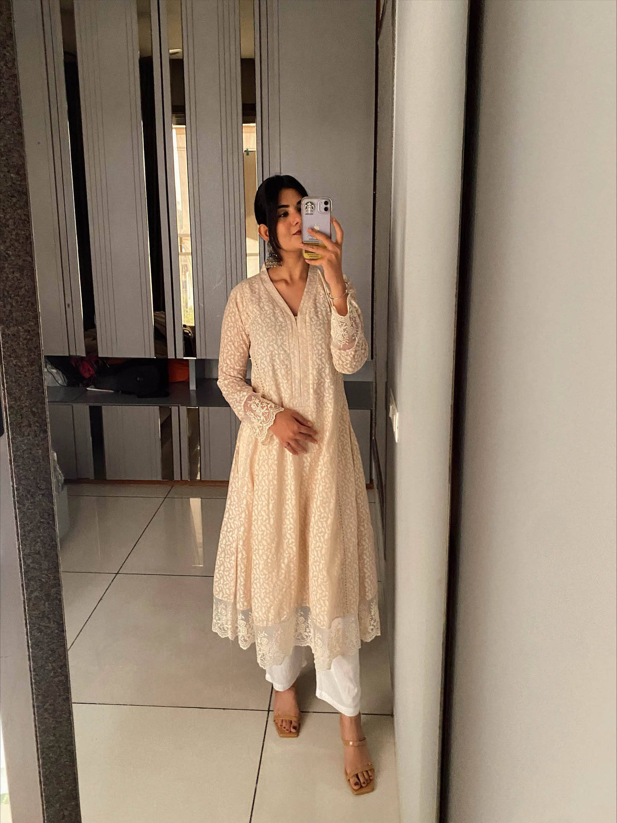 Afrin A Line Cotton Kurta | FY93 - view 2