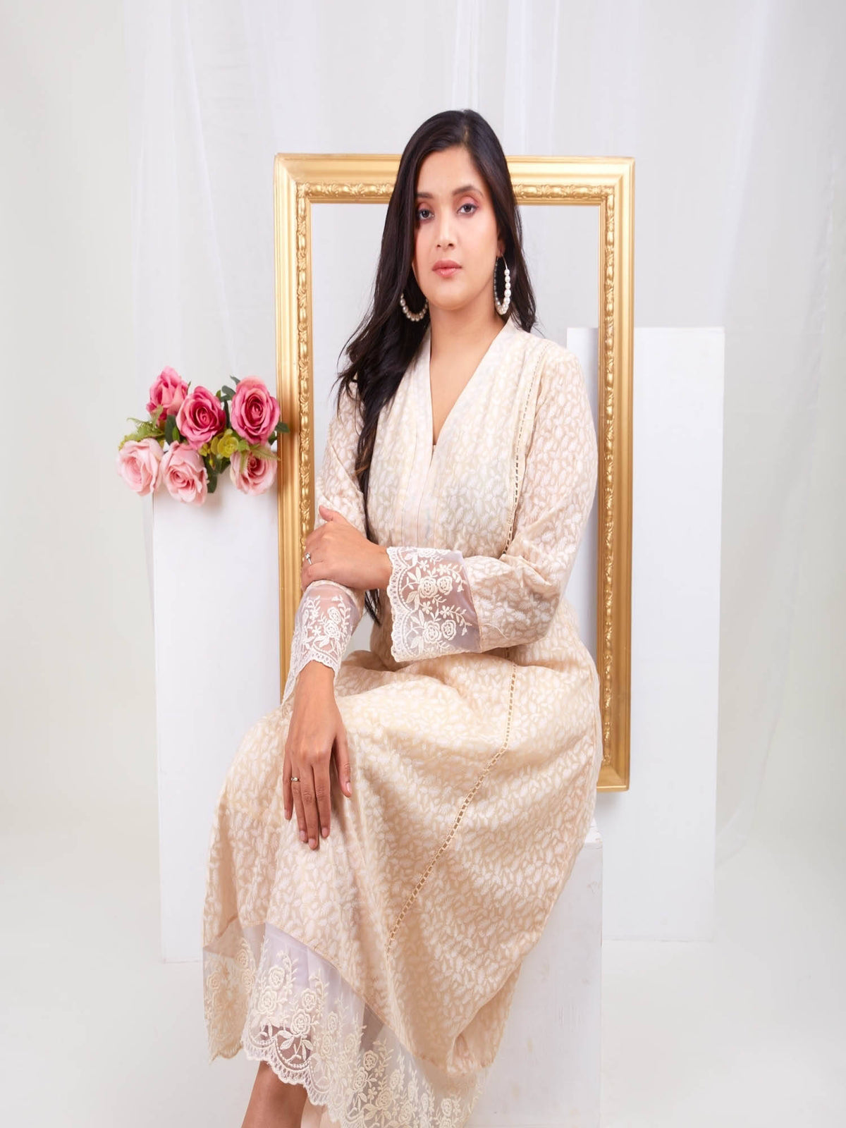 Afrin A Line Cotton Kurta | KDG - view 3